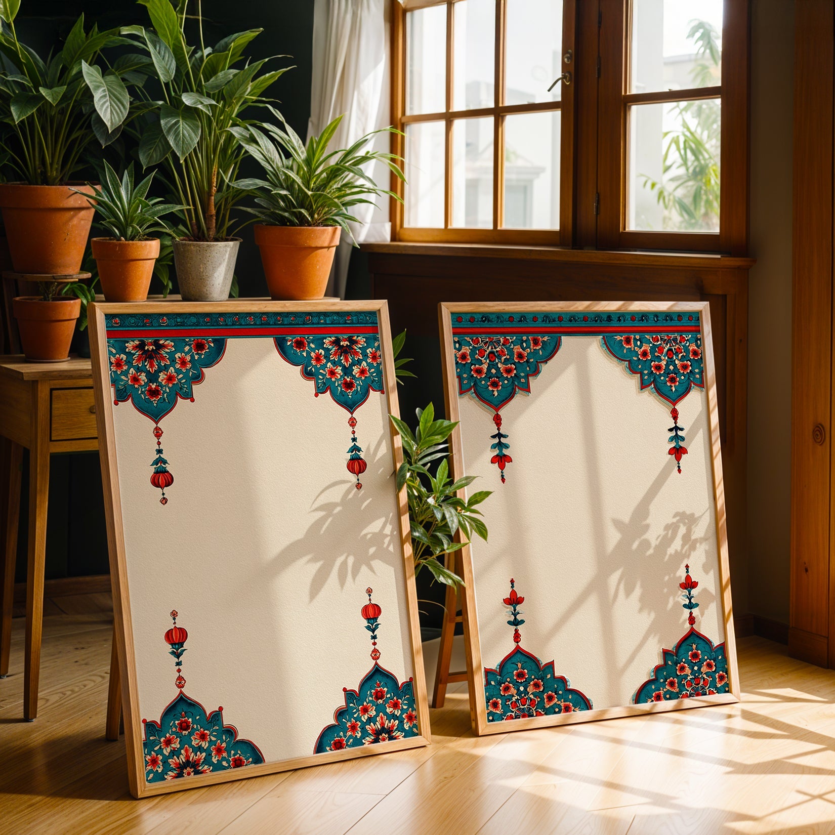 Heritage Indian Painting in a Lifestyle Setting