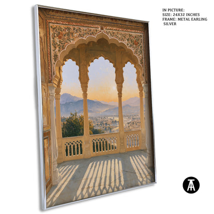 Artwork in Metal Earling Silver Frame