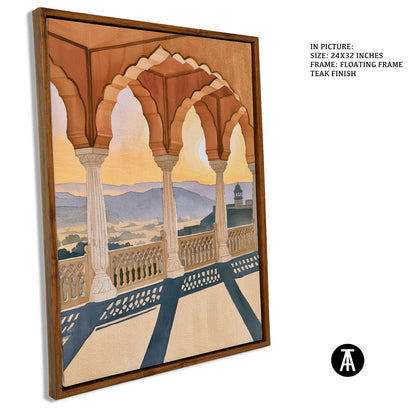 Artwork in Floating Frame