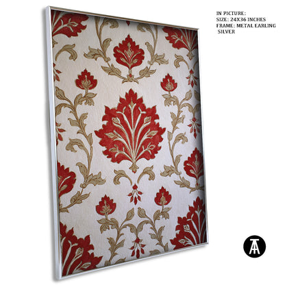 Artwork in Metal Earling Silver Frame