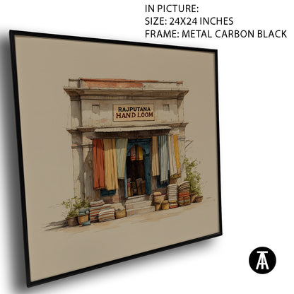 Artwork in Carbon Black Meta Frame