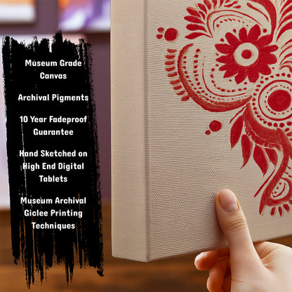 Information about Indian Art Canvas Art Print