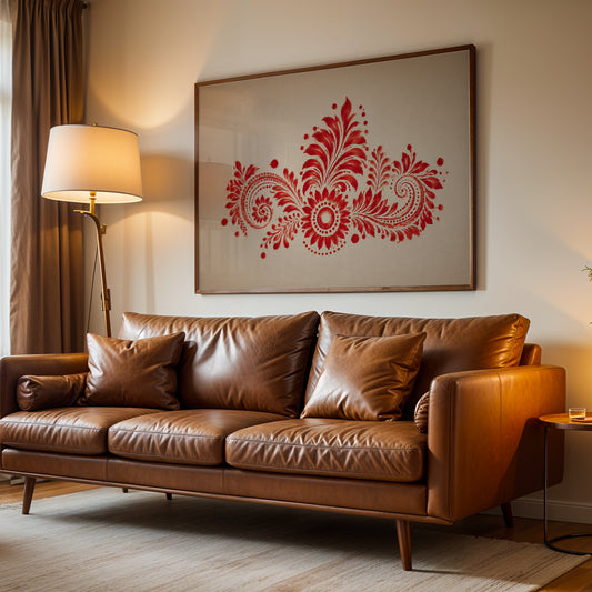 Heritage Indian Painting in a Lifestyle Setting