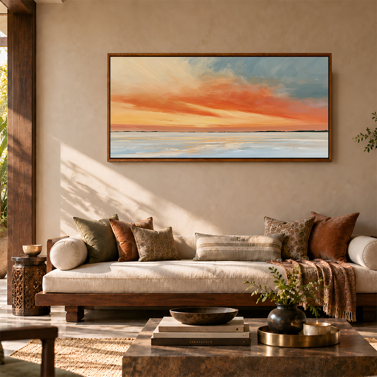 Indian Artwork in a Lifestyle Setting