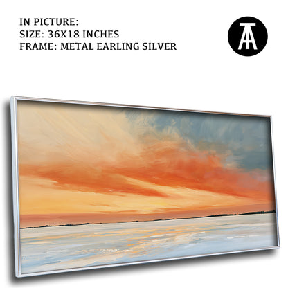 Artwork in Metal Earling Silver Frame