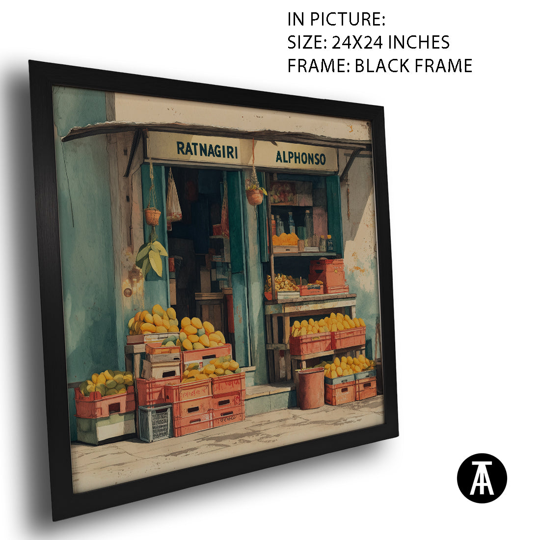 Artwork in Black Frame