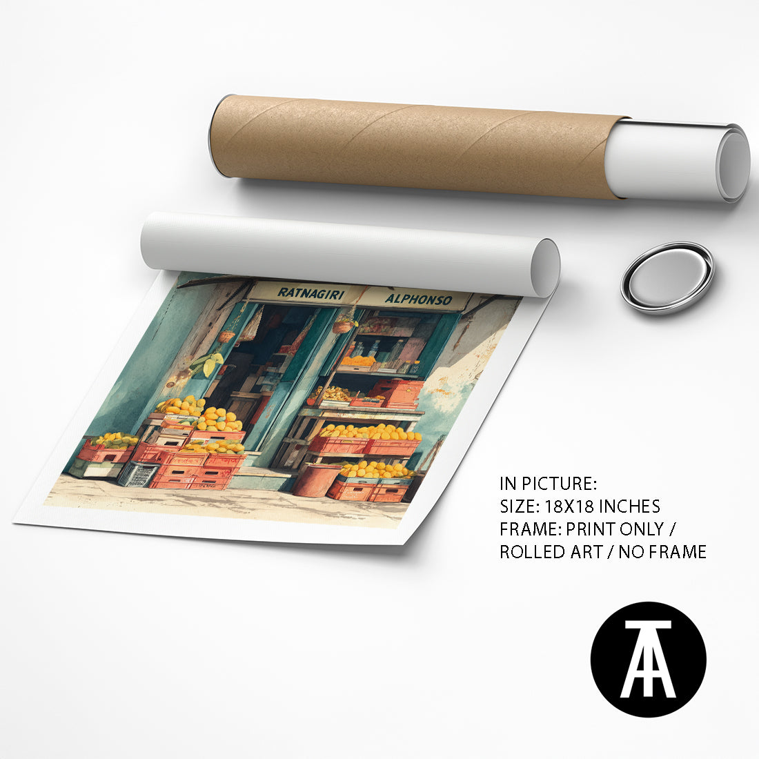 Artwork as Print Only / Rolled Art