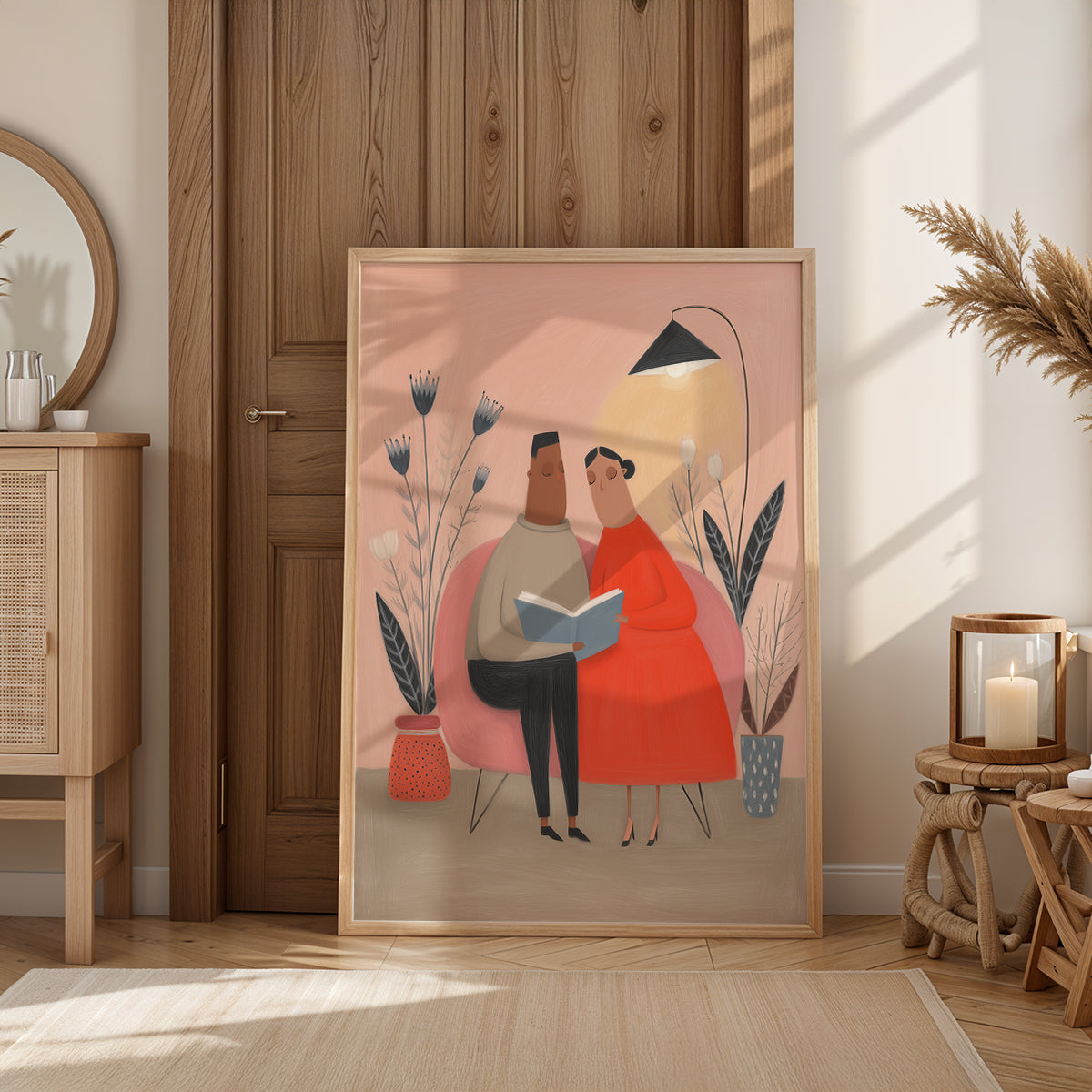 Painting in a Lifestyle Setting