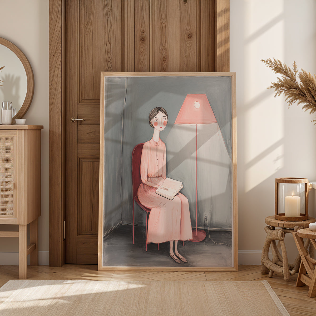 Painting in a Lifestyle Setting