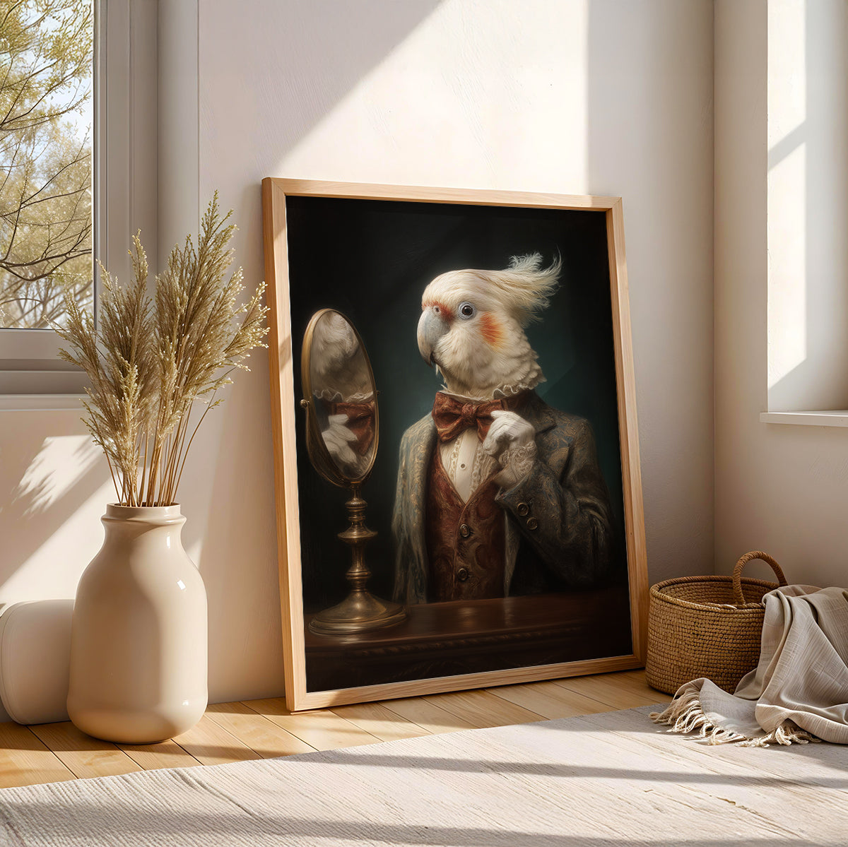 Painting in a Lifestyle Setting