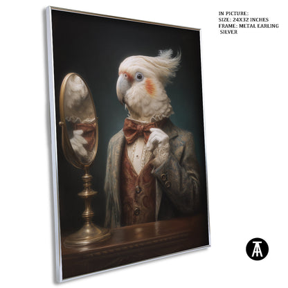 Artwork in Metal Earling Silver Frame