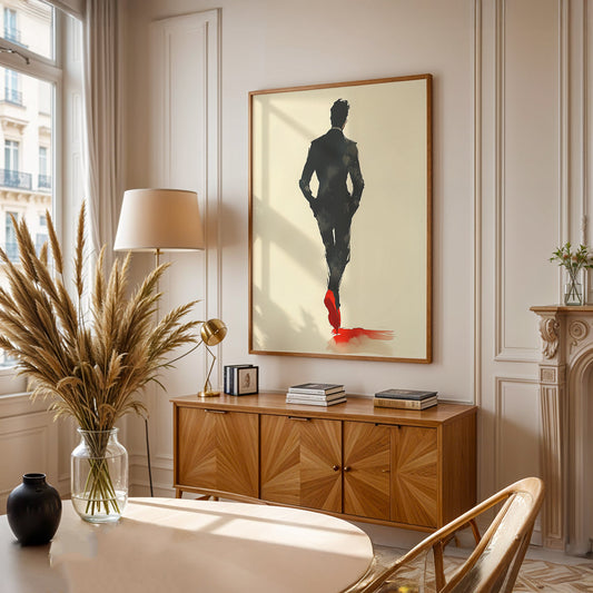 Minimalist Painting in a Lifestyle Setting