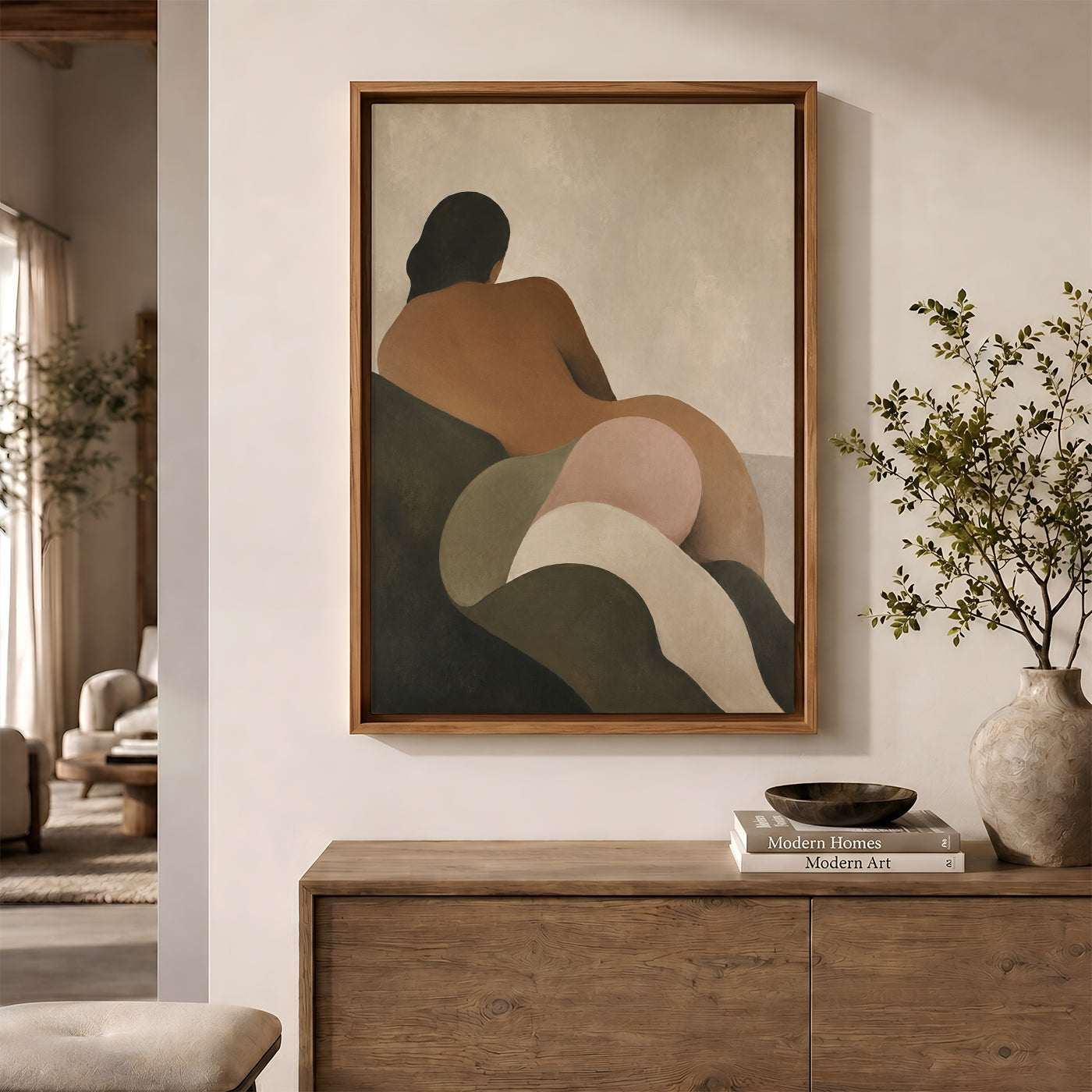Painting in a Lifestyle Setting