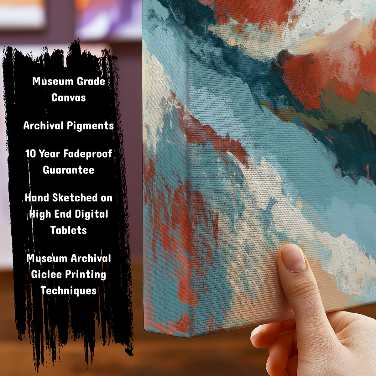 Information about Abstract Art Print