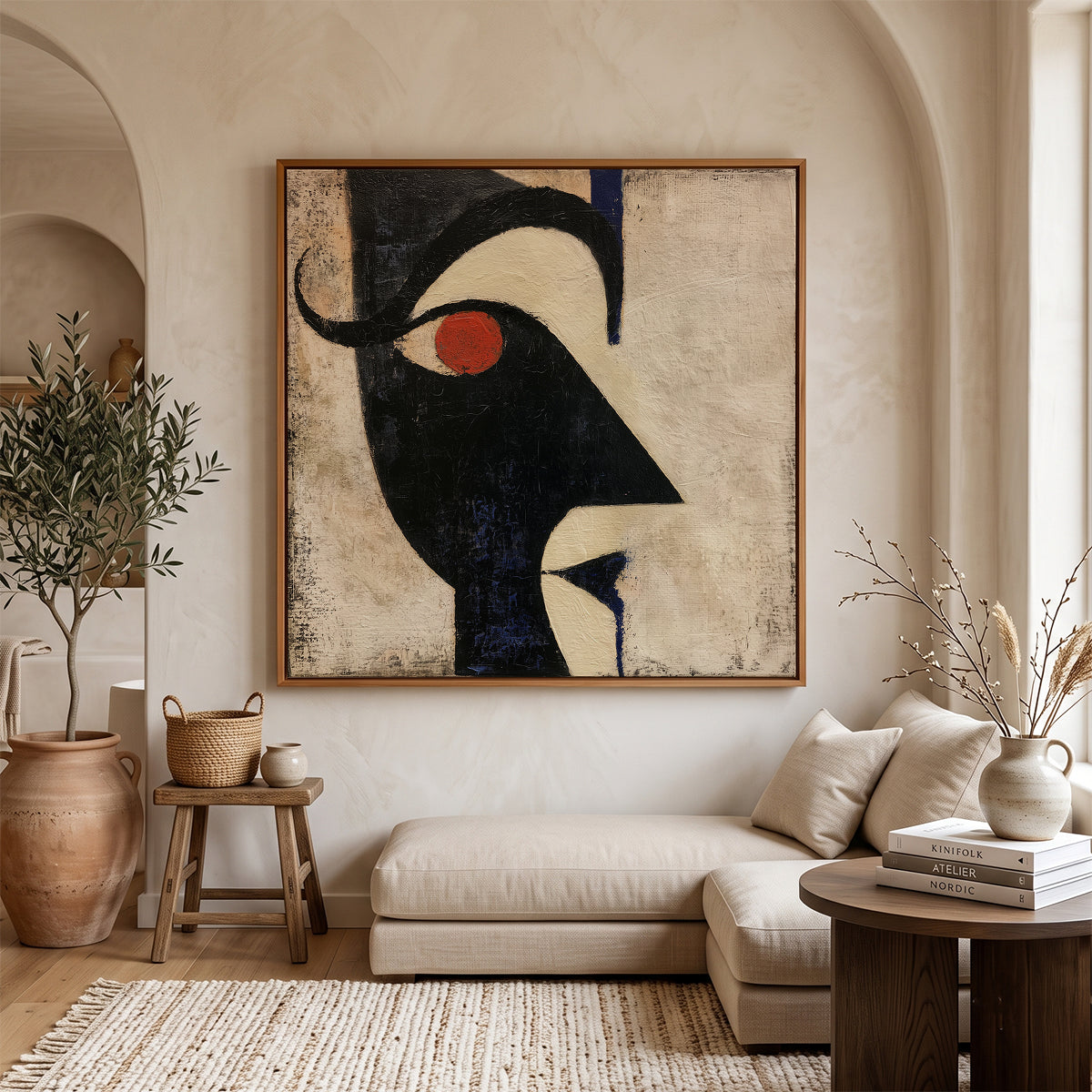 Abstract Art in a Lifestyle Setting