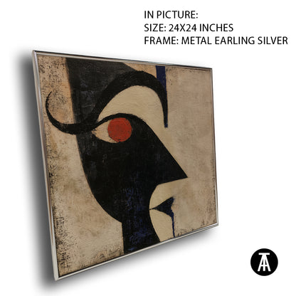 Artwork in Metal Earling Silver Frame