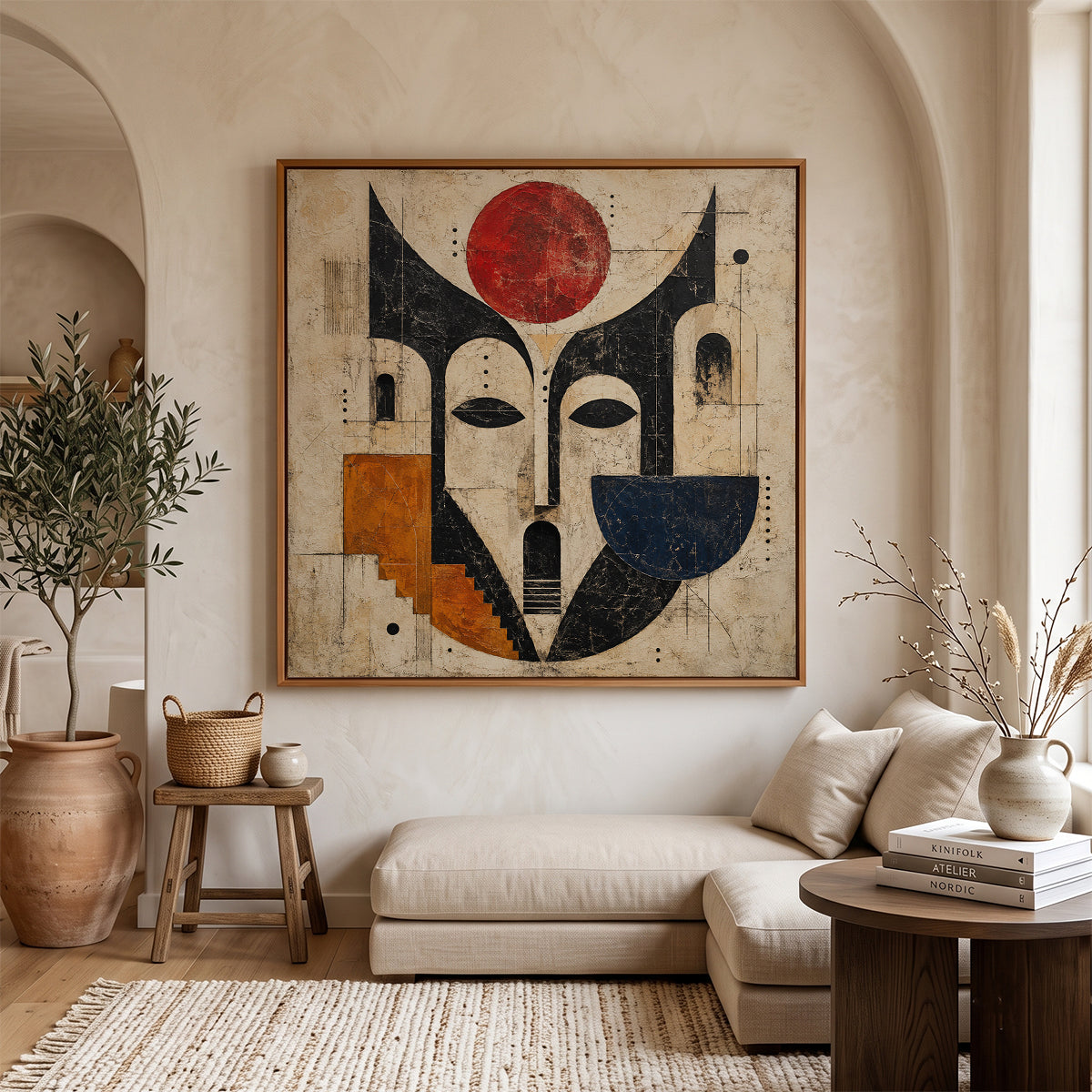 Abstract Art in a Lifestyle Setting