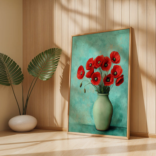 Floral Painting in a Lifestyle Setting