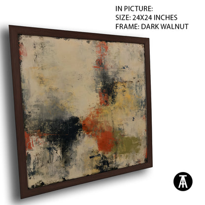 Artwork in Dark Walnut Frame
