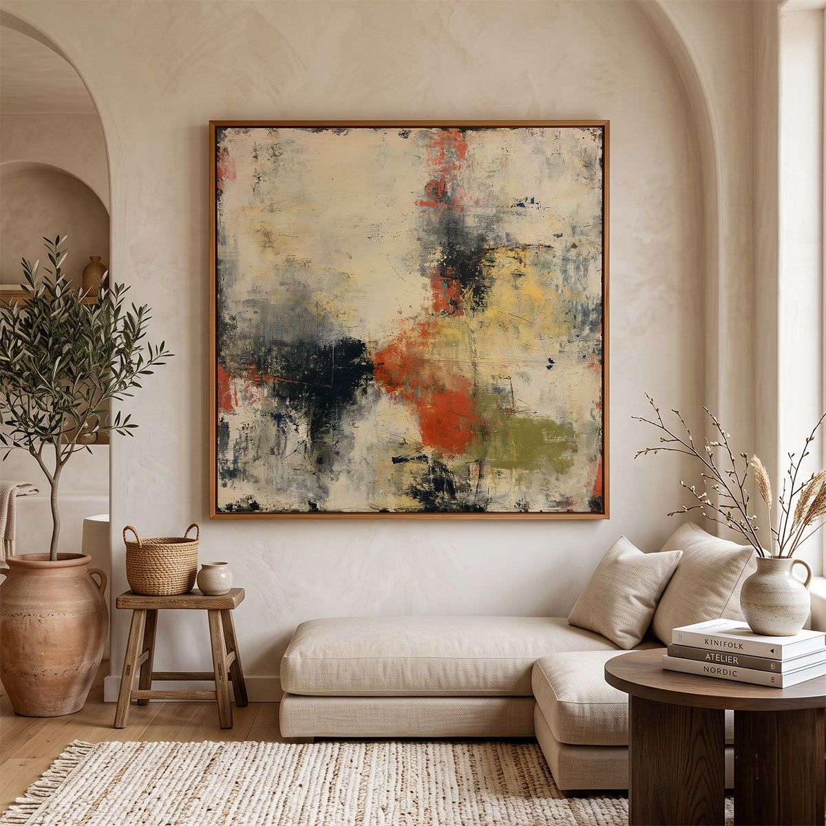 Abstract Art in a Lifestyle Setting