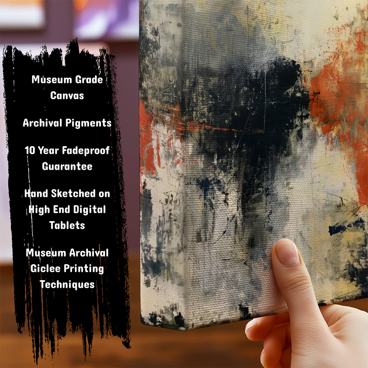 Information about Abstract Art Print