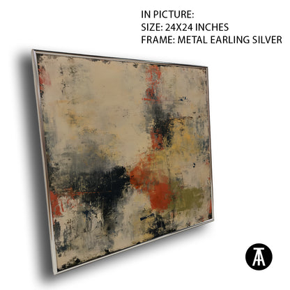 Artwork in Metal Earling Silver Frame