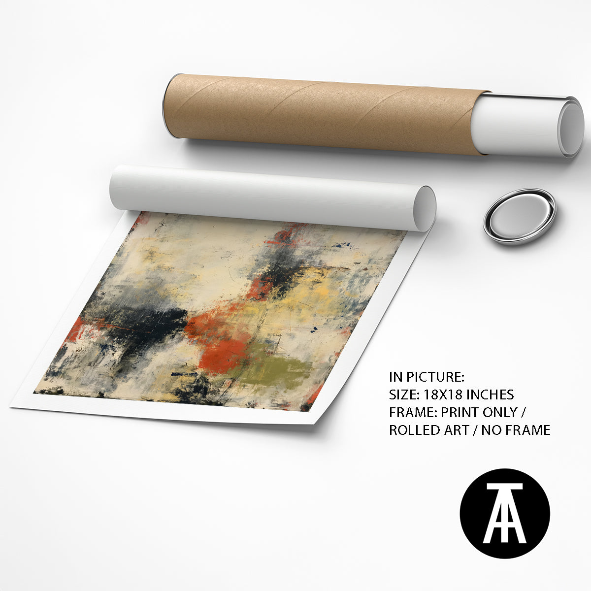 Artwork as Print Only / Rolled Art