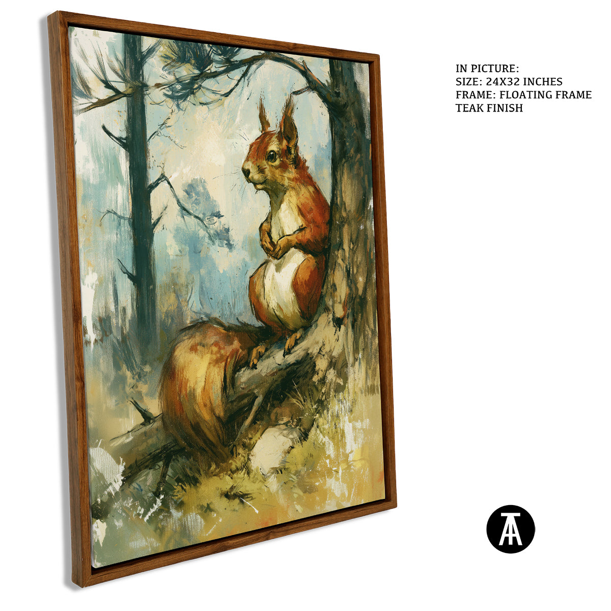 Artwork in Floating Frame