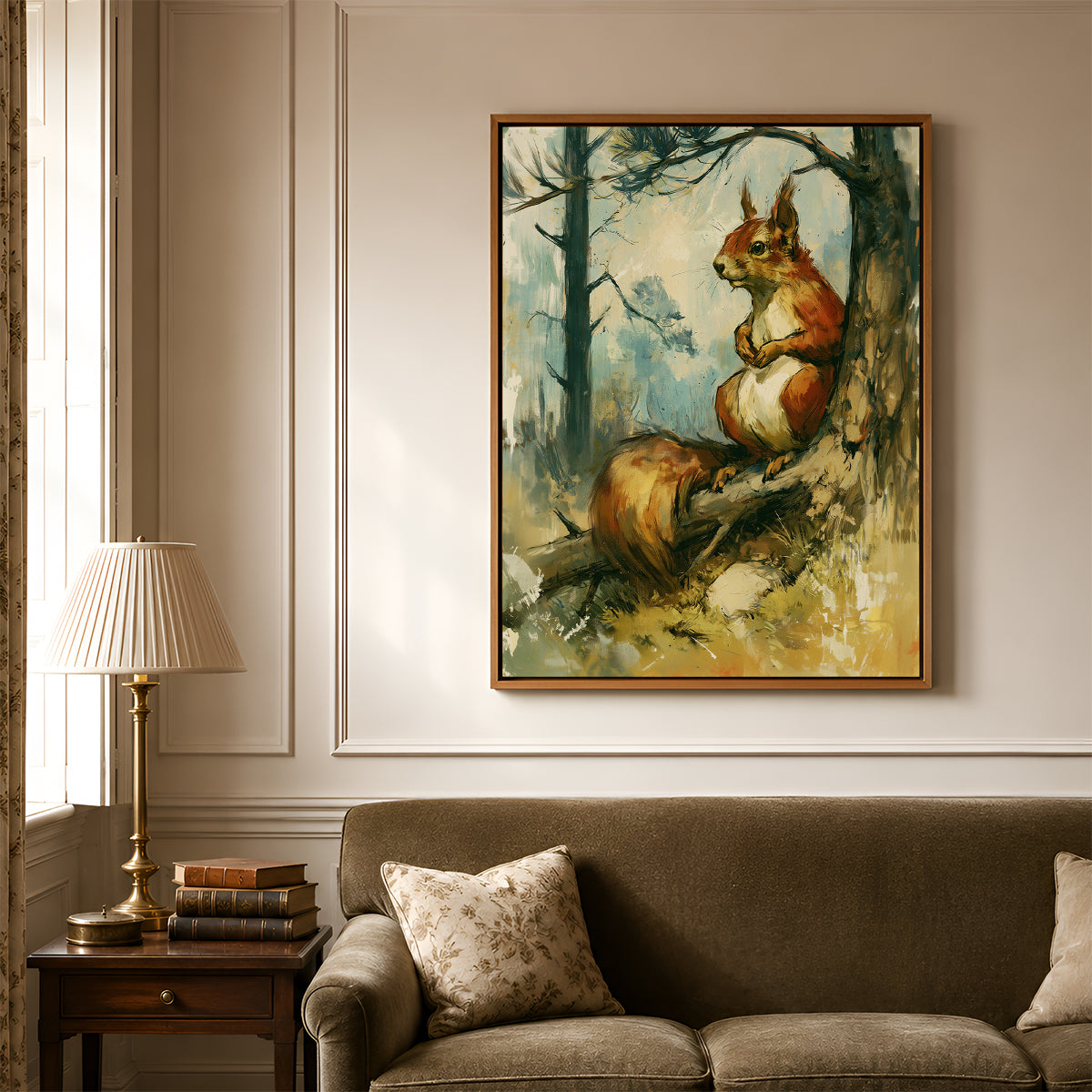 Painting in a Lifestyle Setting