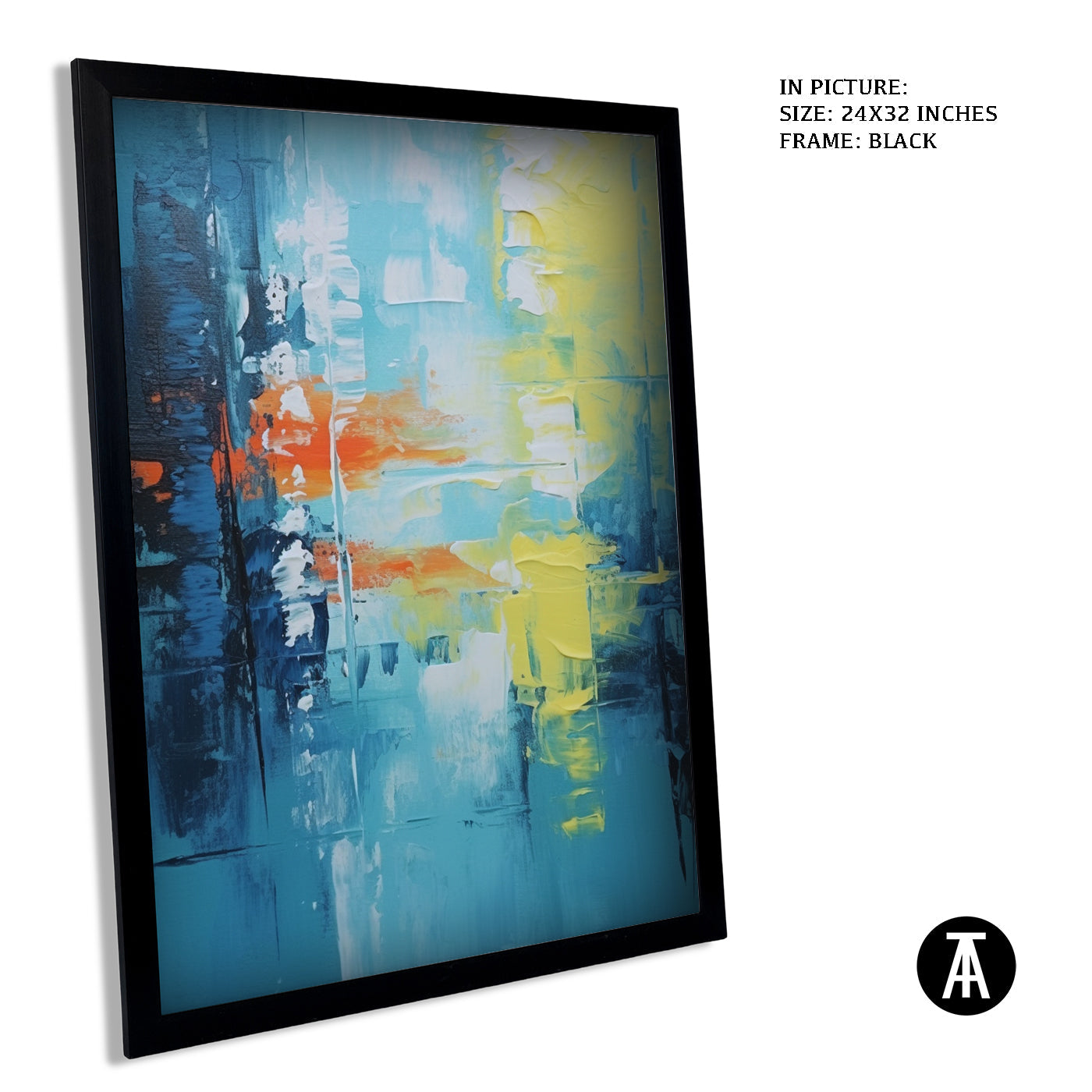 Artwork in Metal Earling Silver Frame