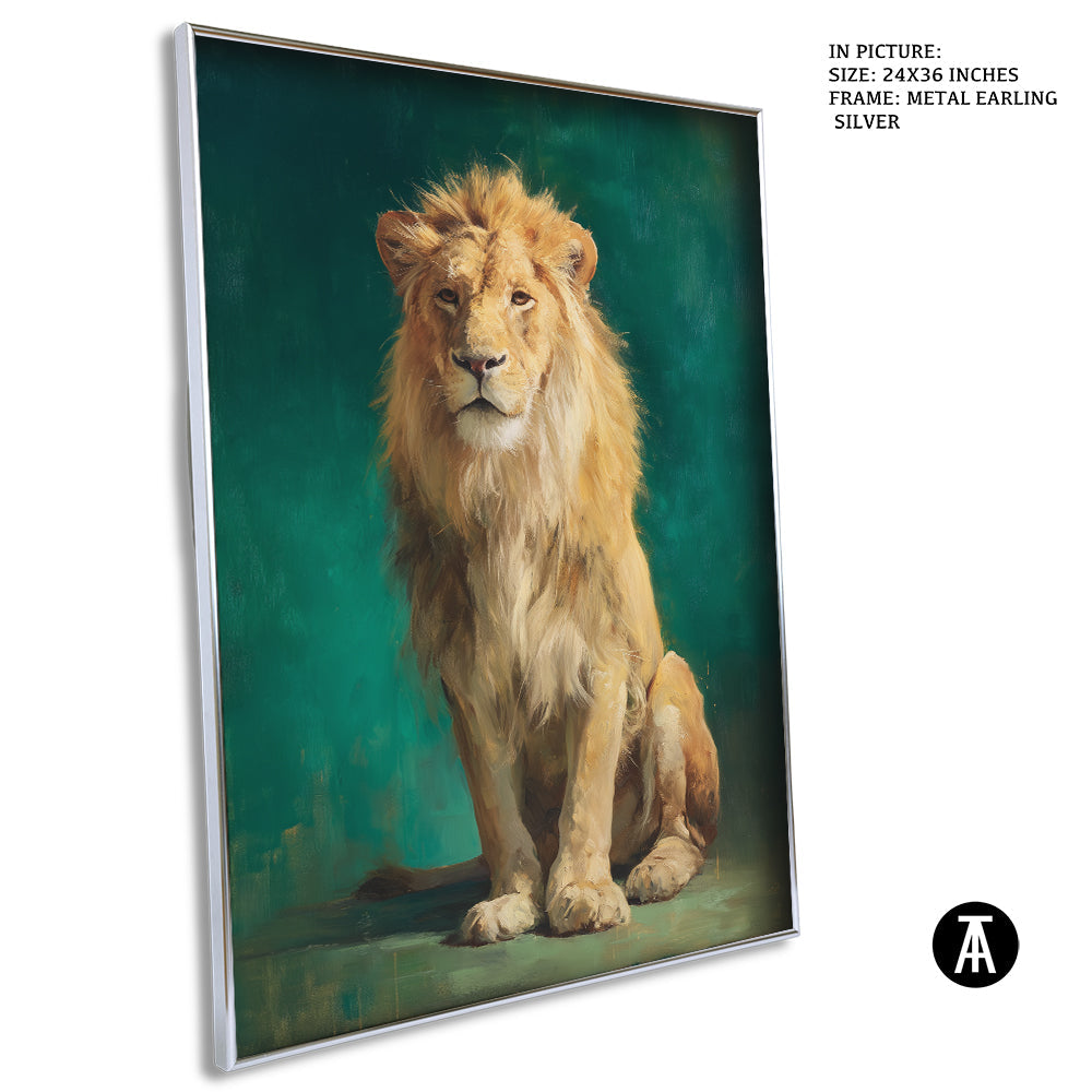 Artwork in Metal Earling Silver Frame