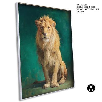 Artwork in Metal Earling Silver Frame