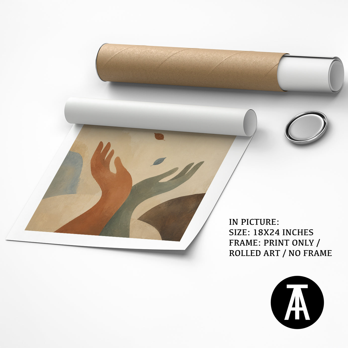 Artwork as Print Only or Rolled Art