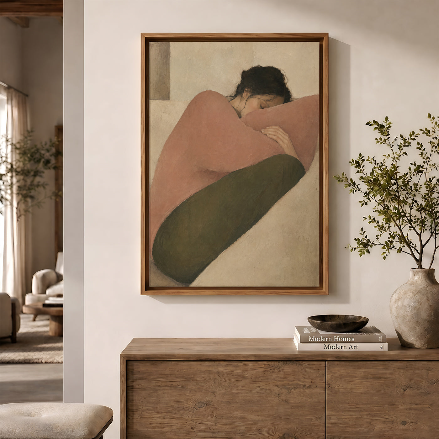 Painting in a Lifestyle Setting