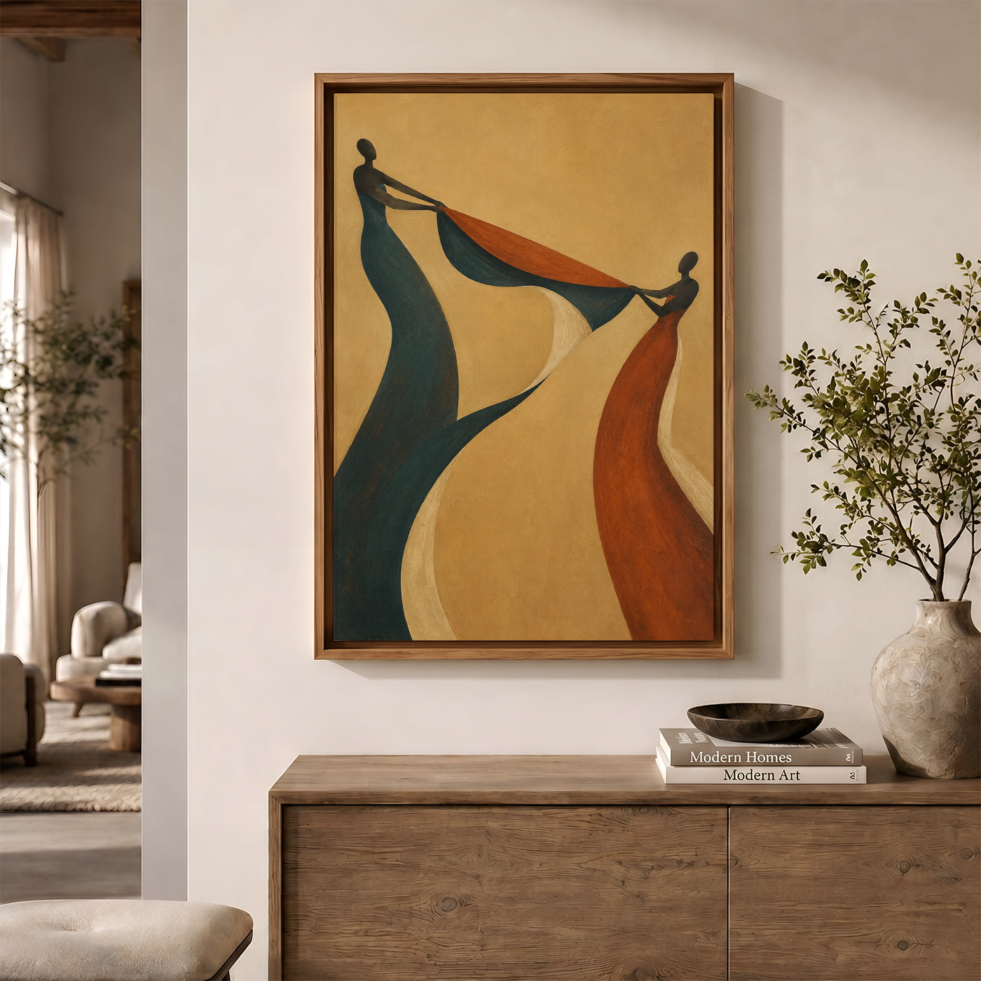 Painting in a Lifestyle Setting