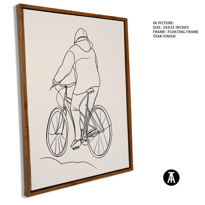 Sample Artwork in Floating Frame