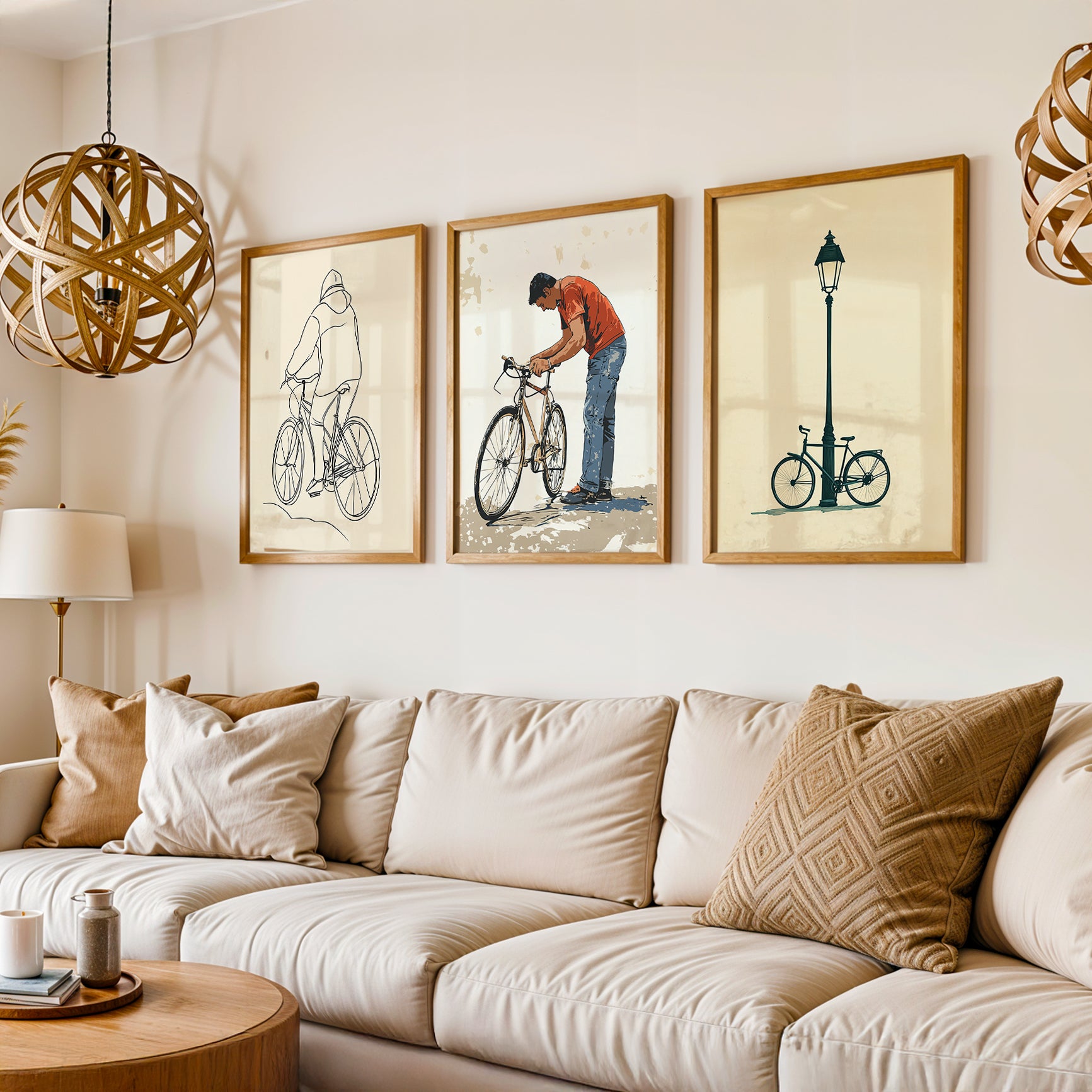 Gallery Wall Set in Lifestyle Setting
