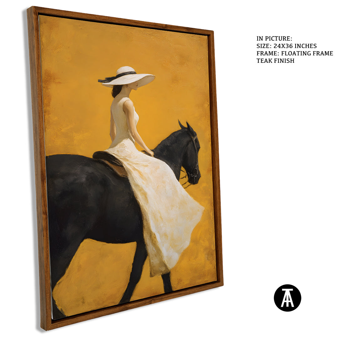 Sample Artwork in Floating Frame
