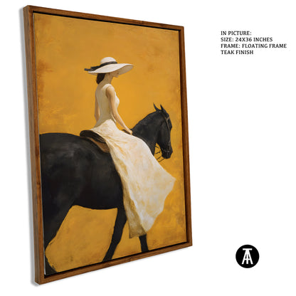 Sample Artwork in Floating Frame