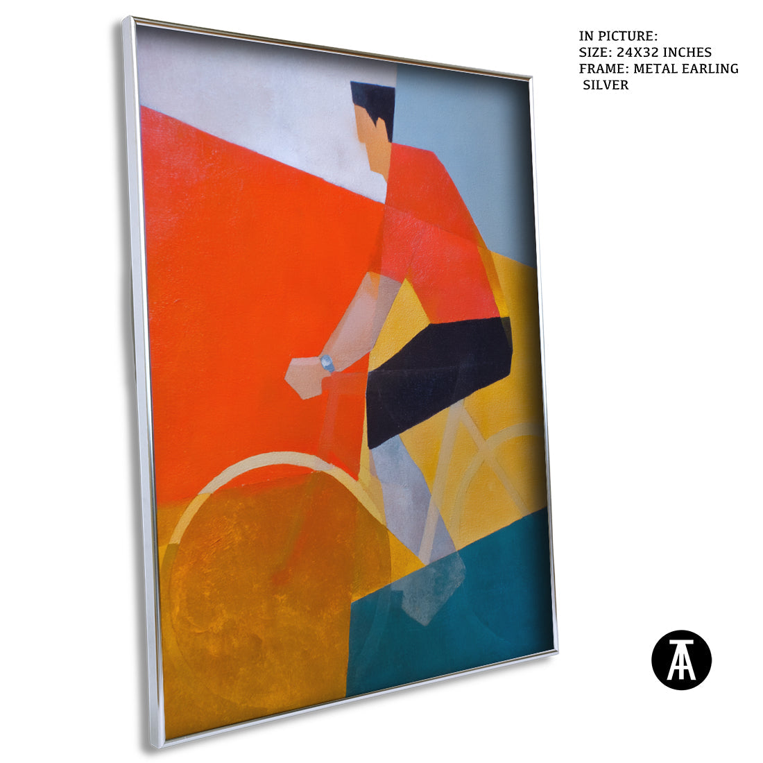 Artwork in Metal Earling Silver Frame