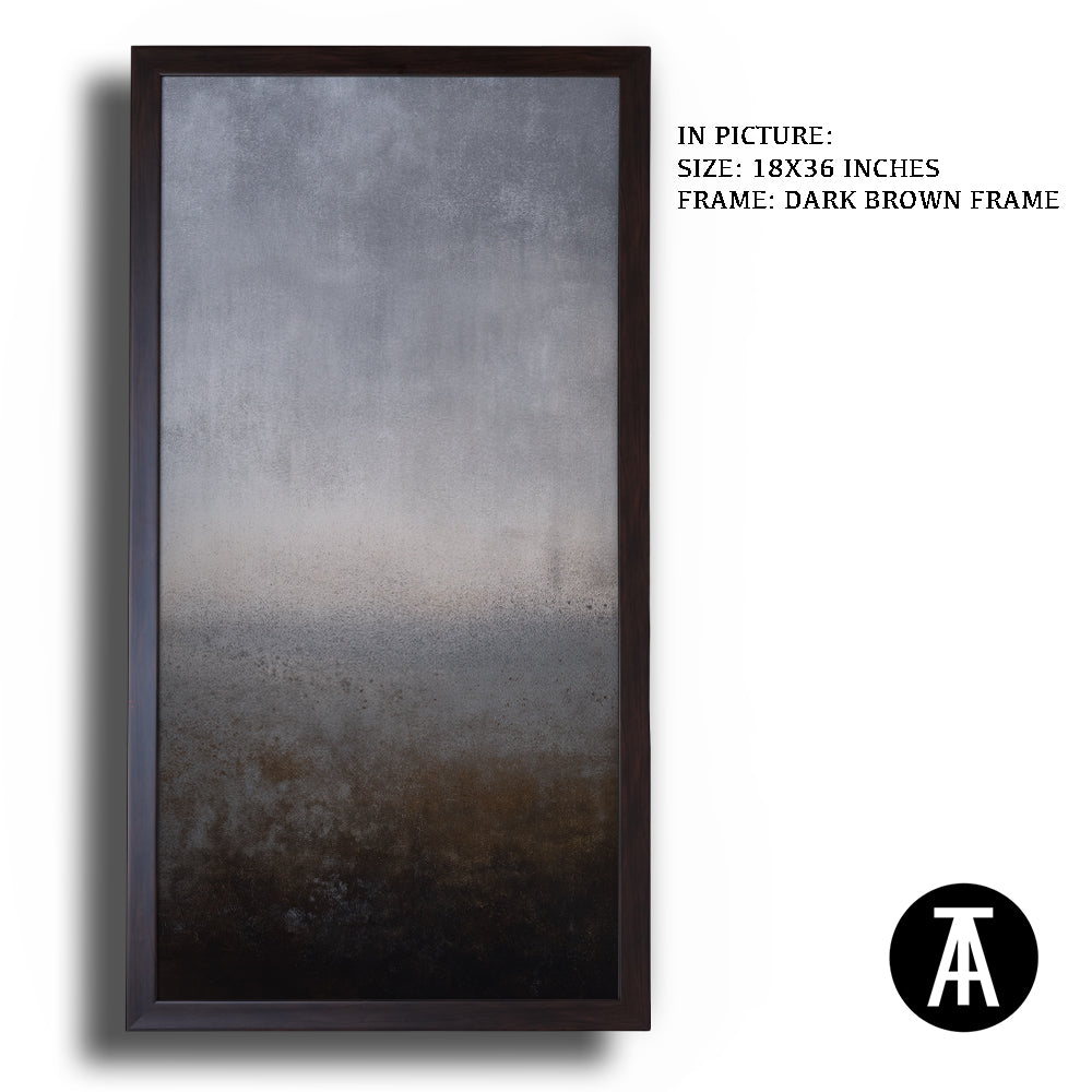 Artwork in Dark Brown Frame