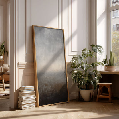 Panoramic Indian Painting in a Lifestyle Setting