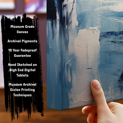 Information about Abstract Canvas Art Print