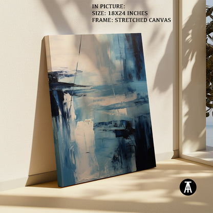 Artwork in Natural Wood Frame