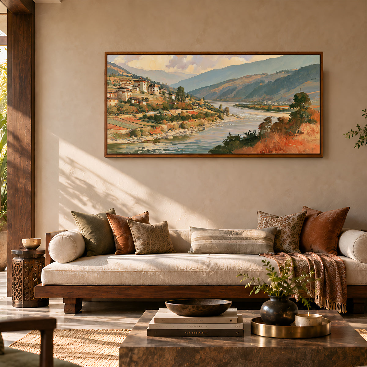 Indian Artwork in a Lifestyle Setting