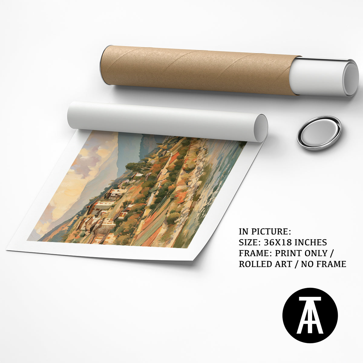 Artwork as Print Only or Rolled Art