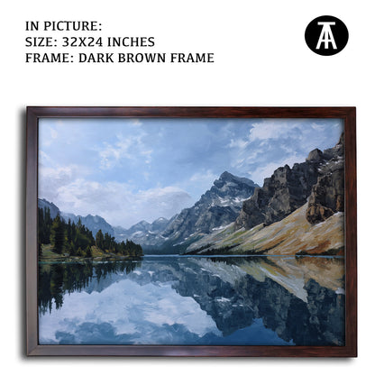 Artwork in Metal Champagne Gold Frame