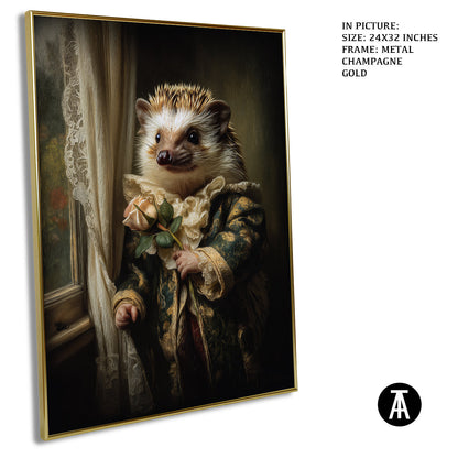 Artwork in Metal Champagne Gold Frame