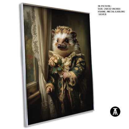 Artwork in Metal Earling Silver Frame