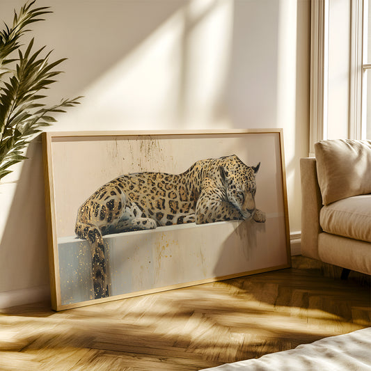 Reclining Leopard by Mexico Majestica